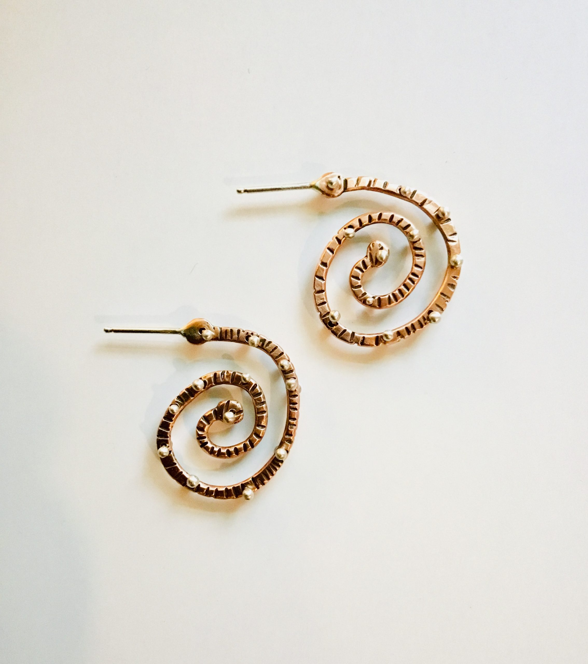 Spiral Rivet Hoops - Image 6