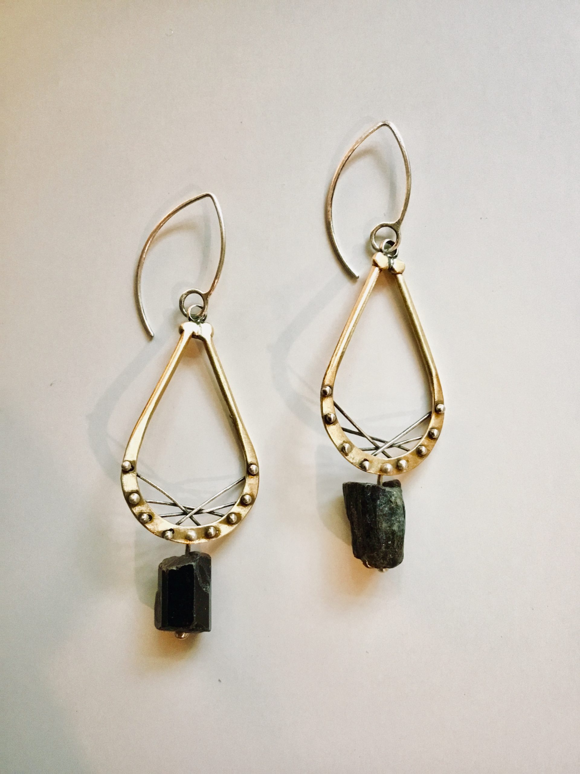 Woven Teardrop Hoops - Image 3