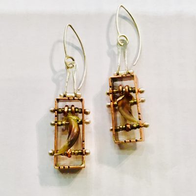 Abacus Claw Earrings