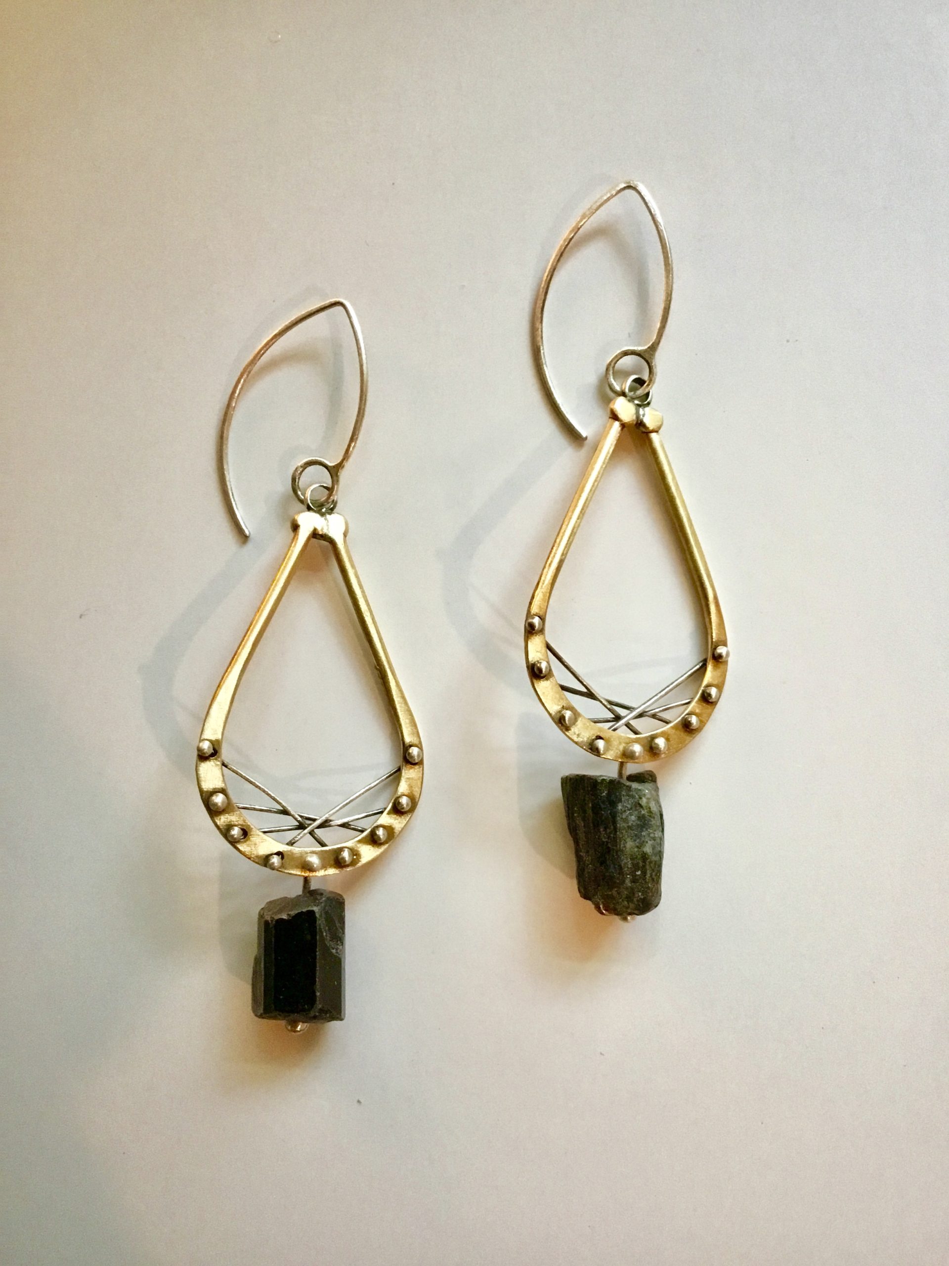 Woven Teardrop Hoops - Image 4