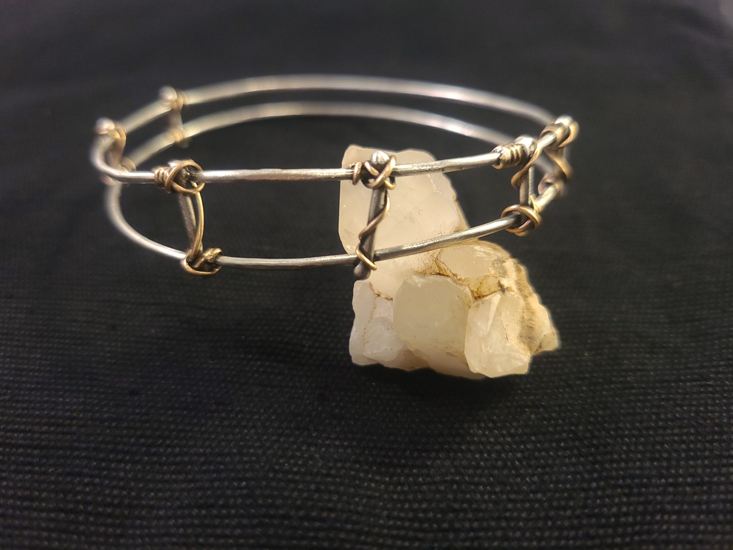 Twigs Ladder Silver Bangle - Image 7