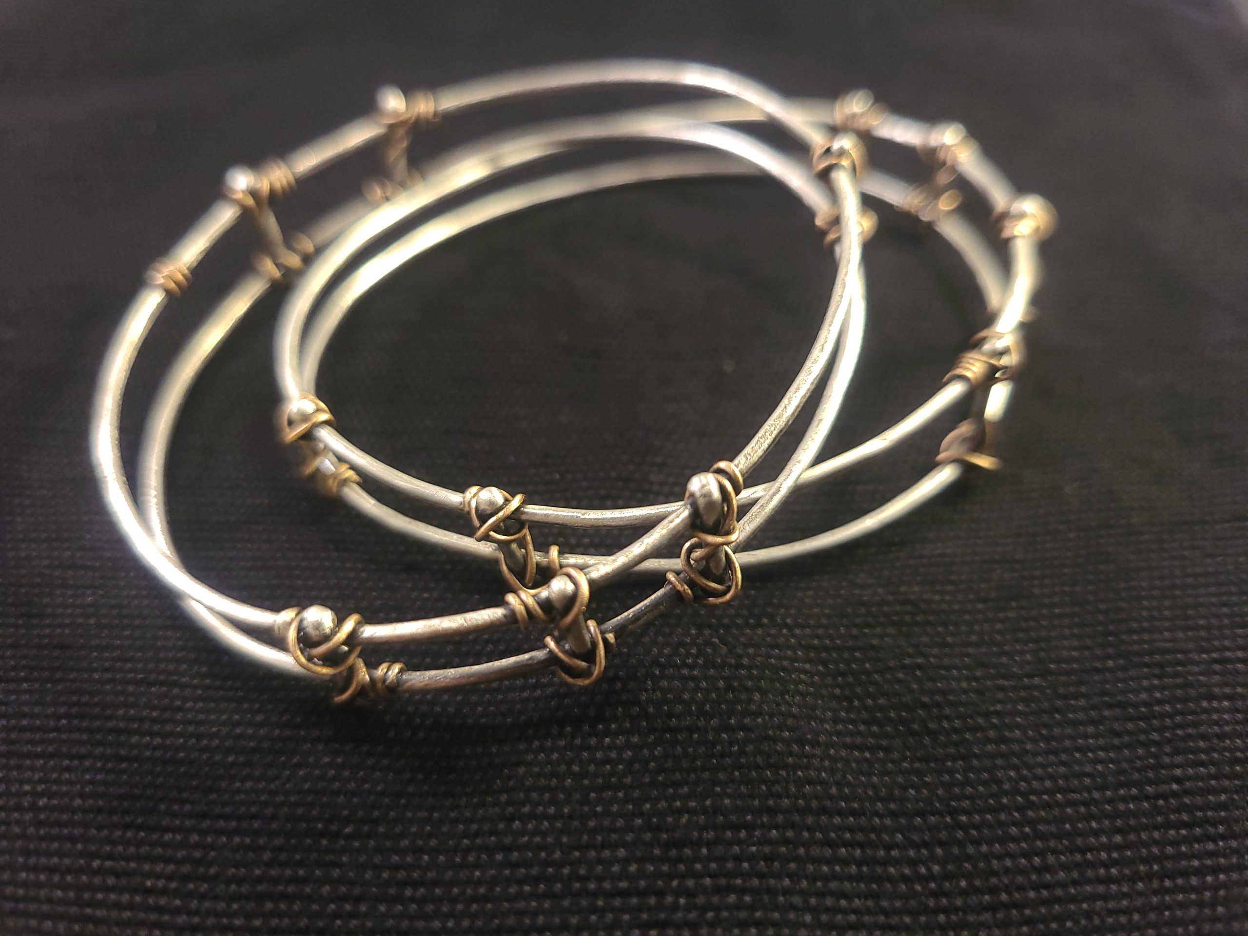 Twigs Ladder Silver Bangle - Image 8