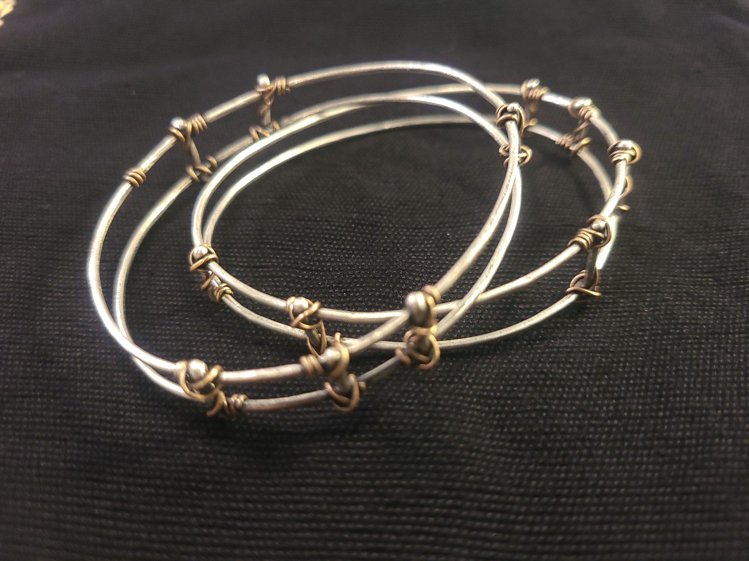 Twigs Ladder Silver Bangle - Image 9