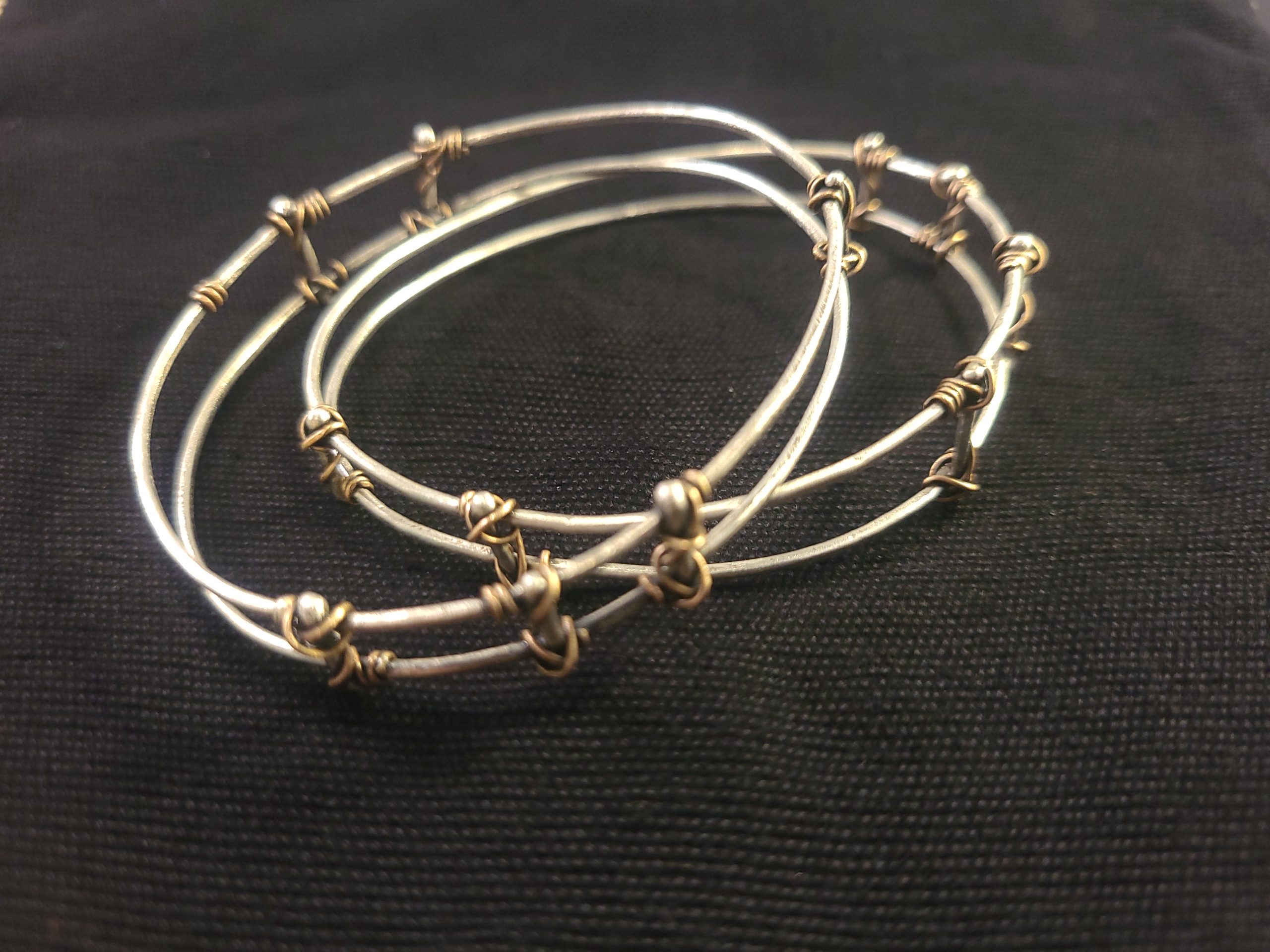 Twigs Ladder Silver Bangle - Image 10