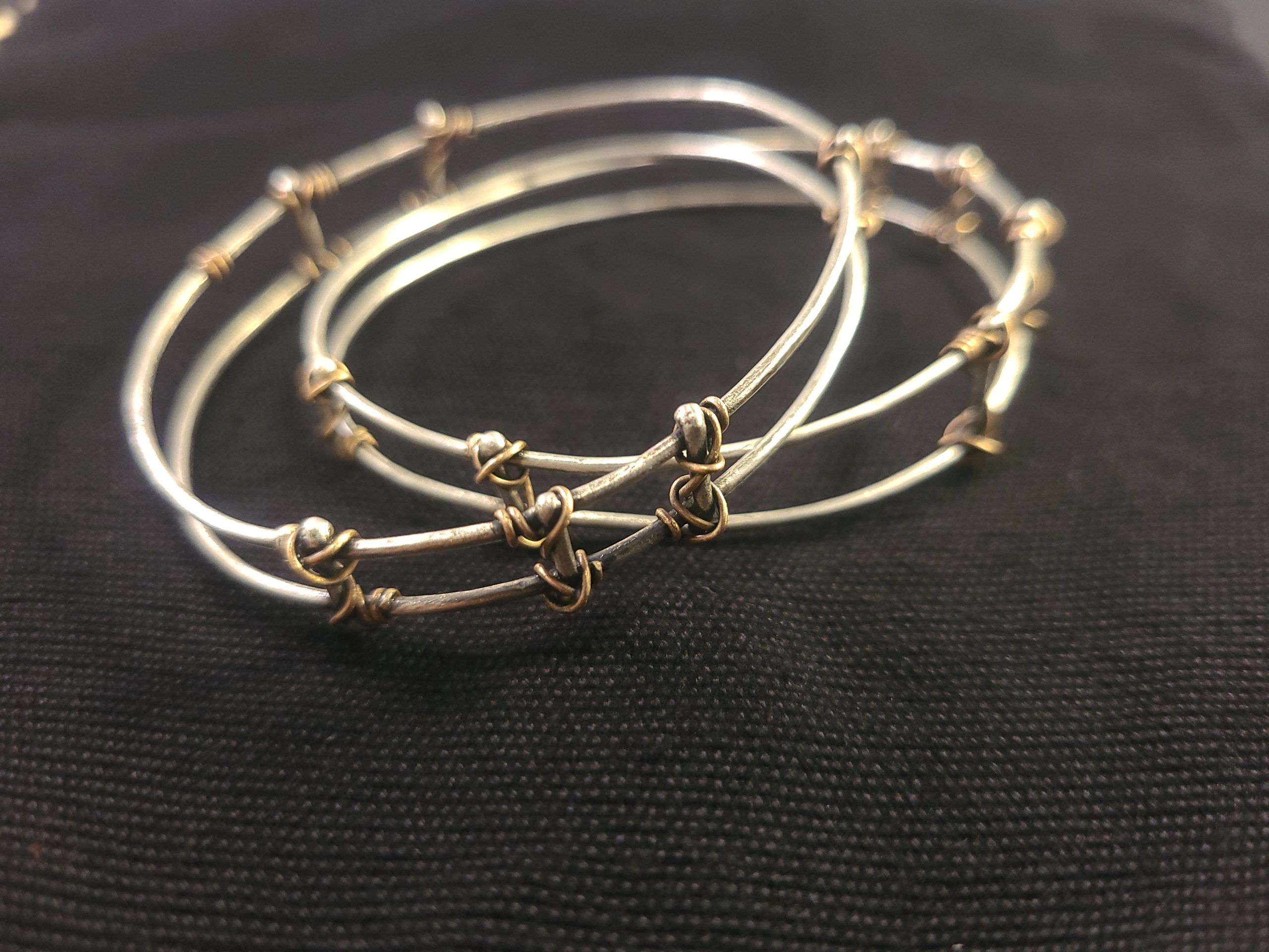 Twigs Ladder Silver Bangle - Image 12