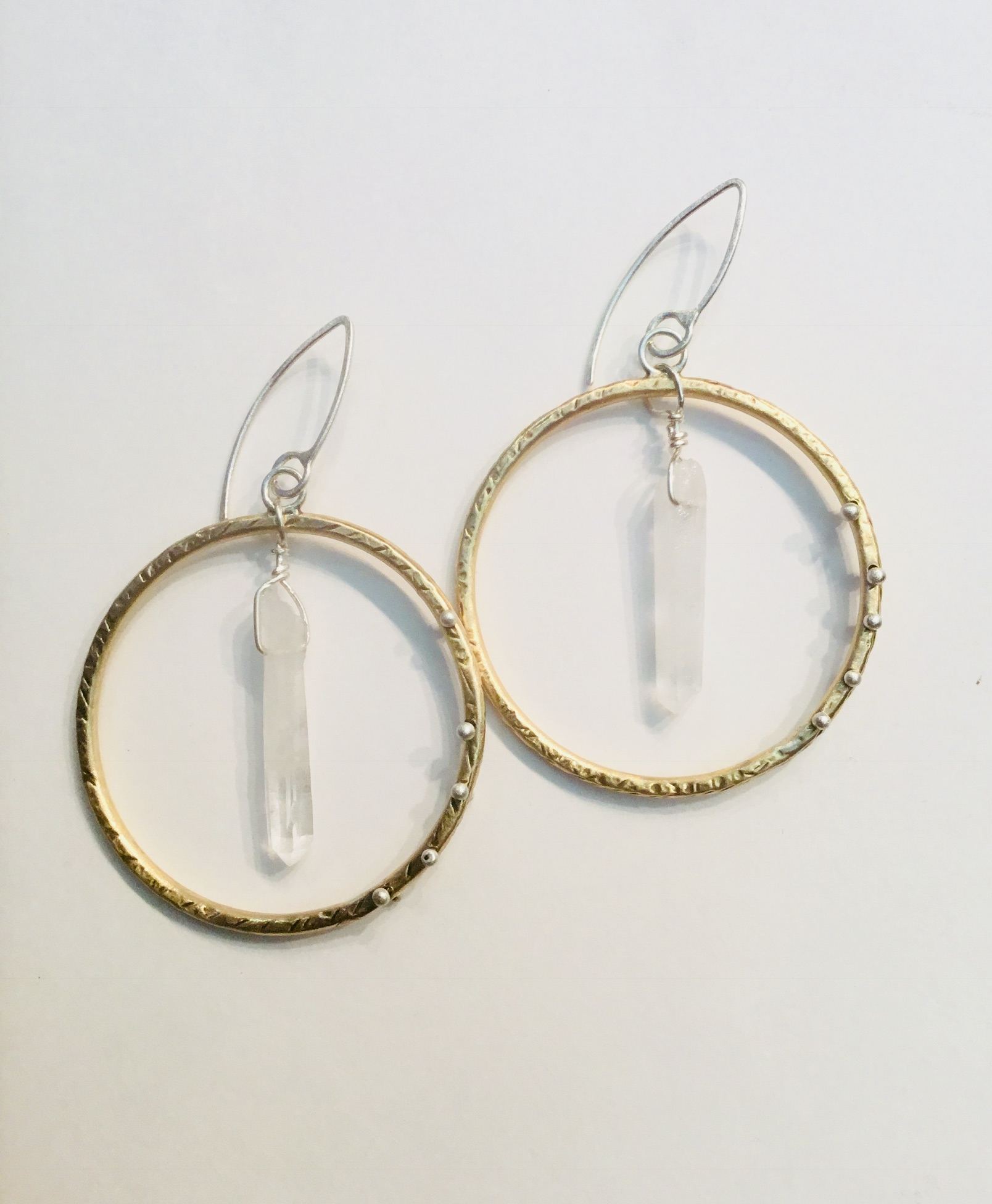 Large Rivet Hoops - Image 3